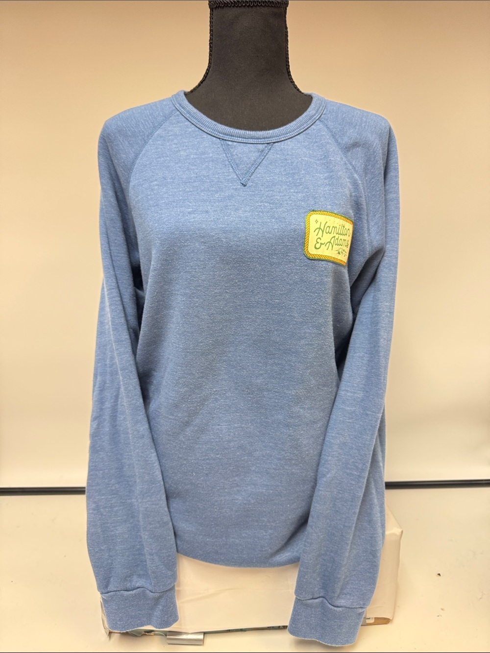 Marine Layer / Hamilton & Adam’sLight Blue Crewneck Sweatshirt, Medium